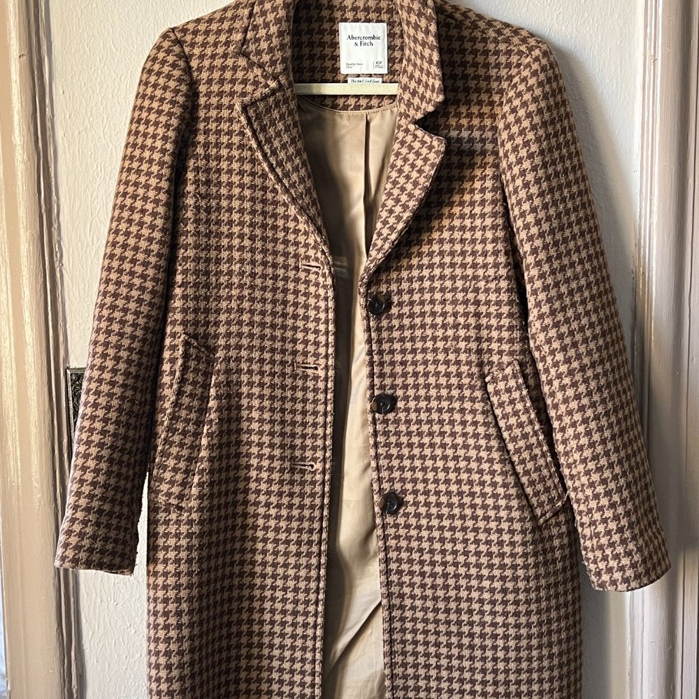 Abercrombie Wool-Blend Dad Coat